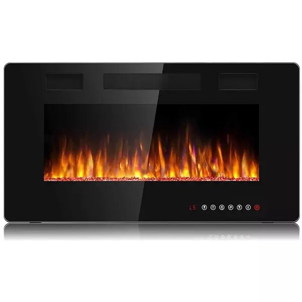 Vitesse 30 inch Wall Mounted & Recessed Electric Fireplace VFP01, 750W-1500W Vitesse Home