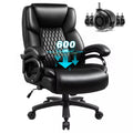 WALEAF Big and Tall Office Chair 500lbs, Adjustable Lumbar Support Executive Office Chair-1