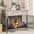 Wood Furniture Style Crate with 2 Doors