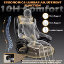 WALEAF Big and Tall Office Chair 500lbs, Adjustable Lumbar Support Executive Office Chair-1