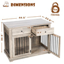 Wood Furniture Style Crate with 2 Doors
