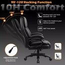 WALEAF Big and Tall Office Chair 500lbs, Adjustable Lumbar Support Executive Office Chair-1