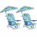 BOSSIN Backpack Beach Chair with Umbrella for Adults