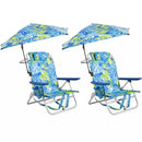 BOSSIN Backpack Beach Chair with Umbrella for Adults