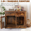 Wood Furniture Style Crate with 2 Doors