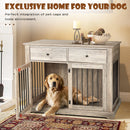 Wood Furniture Style Crate with 2 Doors