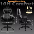 WALEAF Big and Tall Office Chair 500lbs, Adjustable Lumbar Support Executive Office Chair-1