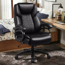 WALEAF Big and Tall Office Chair 500lbs, Adjustable Lumbar Support Executive Office Chair-1
