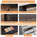Waleaf 70" Bedroom Dresser with 13 Large Drawers, Long Dressers & Chests of Drawers for Closet2