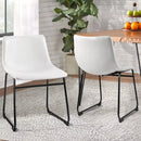 Waleaf Bar Stools Set of 2,Counter Height Bar Stools with Back