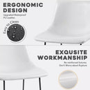 Waleaf Bar Stools Set of 2,Counter Height Bar Stools with Back