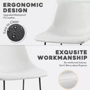 Waleaf Bar Stools Set of 2,Counter Height Bar Stools with Back