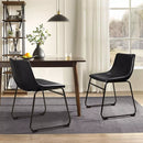 Waleaf Bar Stools Set of 2,Counter Height Bar Stools with Back