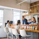 Waleaf Height-Adjustable Swivel Armless Bar Stools, 350 LBS, Set of 2 