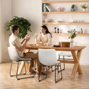 Waleaf Bar Stools Set of 2,Counter Height Bar Stools with Back