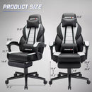 BOSSIN Heavy Duty PC Gaming Chair with Footrest, Design for Big Guy BGC01 Vitesse Home