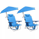 BOSSIN Backpack Beach Chair with Umbrella for Adults
