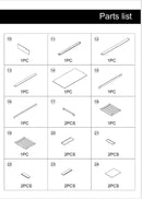 Accessories For 44-WDC-WHT/RBR/GRE