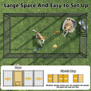Waleaf 8x4x4 FT Heavy Duty Large Dog Kennel for Large Dogs,Dog Kennel Outside Playpen with Two Bowls & Secure Lock