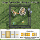 Waleaf 8x4x4 FT Heavy Duty Large Dog Kennel for Large Dogs,Dog Kennel Outside Playpen with Two Bowls & Secure Lock