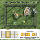Waleaf 8x4x4 FT Heavy Duty Large Dog Kennel for Large Dogs,Dog Kennel Outside Playpen with Two Bowls & Secure Lock