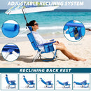 BOSSIN Backpack Beach Chair with Umbrella for Adults