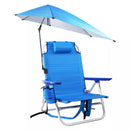 BOSSIN Backpack Beach Chair with Umbrella for Adults
