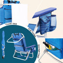 BOSSIN Backpack Beach Chair with Umbrella for Adults