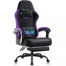 BOSSIN Gaming Chair, Fabric Big and Tall Video Game Chairs for Adults with Footrest,Racing Style Ergonomic Computer Gamer Chair with Headrest and Lumbar Support