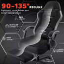BOSSIN Gaming Chair, Fabric Big and Tall Video Game Chairs for Adults with Footrest,Racing Style Ergonomic Computer Gamer Chair with Headrest and Lumbar Support