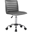 BOSSIN Mid-Back Height Adjustable Office Chair, Armless Swivel Task Chair OF05 Vitesse Home