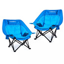 BOSSIN Oversized Camping Chair ,Portable Chair,with Side Cup Holder,Side Pocket and Cooler Bag-2