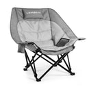 BOSSIN Oversized Camping Chair ,Portable Chair,with Side Cup Holder,Side Pocket and Cooler Bag-2