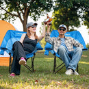 BOSSIN Oversized Camping Chair ,Portable Chair,with Side Cup Holder,Side Pocket and Cooler Bag-2