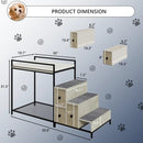 BOSSIN Pet Window Perch with Stairs