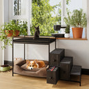 BOSSIN Pet Window Perch with Stairs