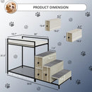 BOSSIN Pet Window Perch with Stairs