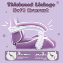 BOSSIN Pink Gaming Chair,Ergonomic Computer Chair for adult with Cat Paw Lumbar Cushion and Cat Ears