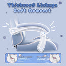 BOSSIN Pink Gaming Chair,Ergonomic Computer Chair for adult with Cat Paw Lumbar Cushion and Cat Ears