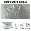 BOSSIN Portable Oversized Rocking Camping Chair for Adults,Outdoor Folding Chair with Storage Bag & Cup Holder