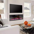 BOSSIN Ultra-Thin Silence Linear Mirrored Electric Fireplace