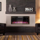 BOSSIN Ultra-Thin Silence Linear Mirrored Electric Fireplace