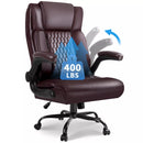 Executive Office Chair,Big and Tall Office Chair with Flip up Armrest