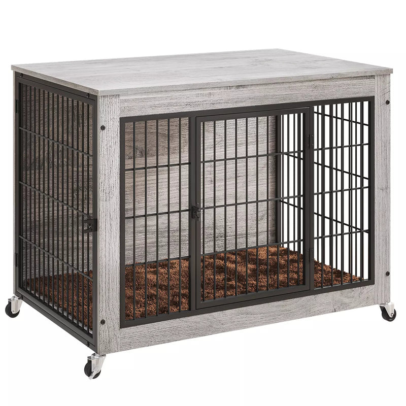 LEMBERI Dog Crate Furniture with Cushion