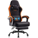 LEMBERI Gaming Chair, Fabric Big and Tall Video Game Chairs for Adults with Footrest,Racing Style Ergonomic Computer Gamer Chair with Headrest and Lumbar Support
