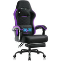 LEMBERI Gaming Chair, Fabric Big and Tall Video Game Chairs for Adults with Footrest,Racing Style Ergonomic Computer Gamer Chair with Headrest and Lumbar Support