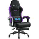 LEMBERI Gaming Chair, Fabric Big and Tall Video Game Chairs for Adults with Footrest,Racing Style Ergonomic Computer Gamer Chair with Headrest and Lumbar Support