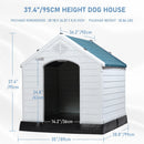LEMBERI Indoor/Outdoor Durable Dog House with Air Vents and Elevated Floor DH01