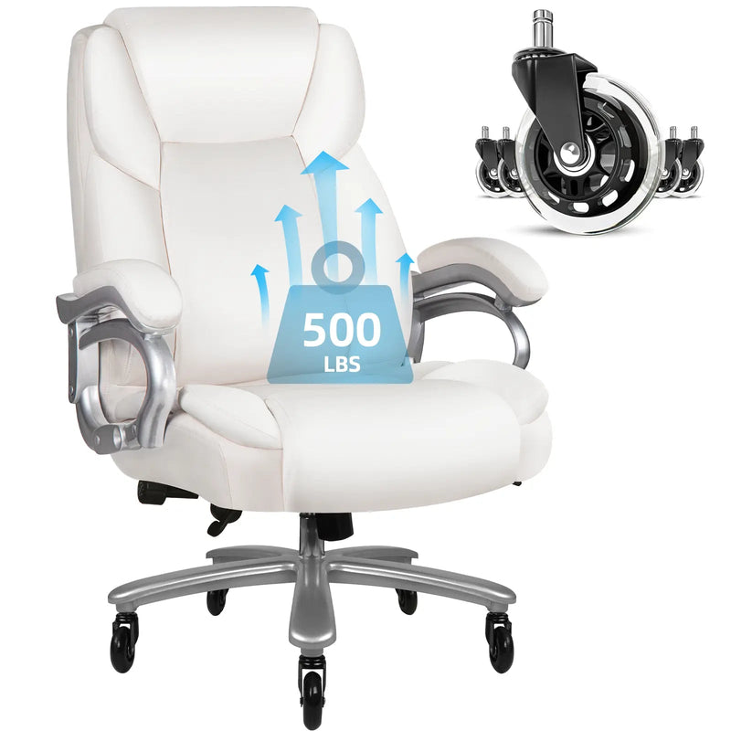 Ofika OFIKA Heavy Duty Big and Tall Office Chair, 500LBS Executive Chair