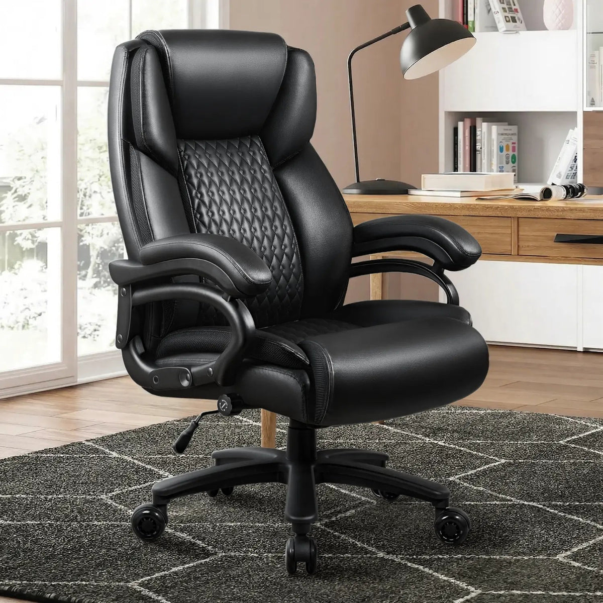 OFIKA Heavy Duty Big and Tall Office Chair, 500LBS Executive Chair